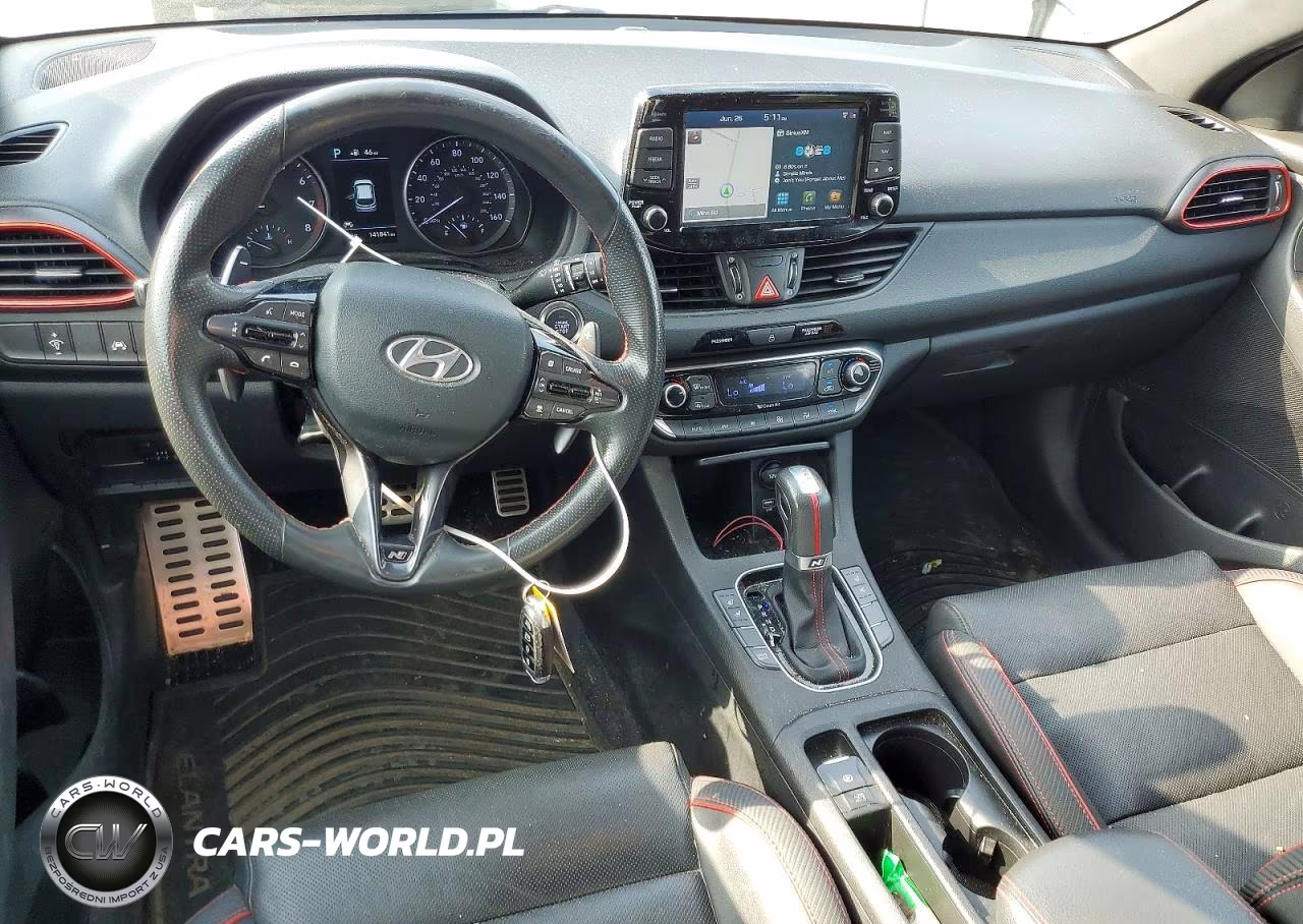 2020 Hyundai Elantra Gt N Line VIN:KMHH55LC4LU126247 - 8