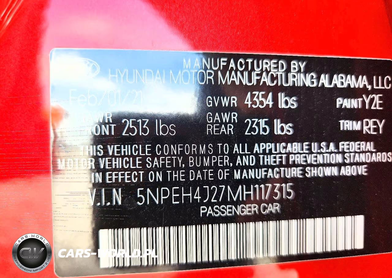 2021 Hyundai Sonata Limited VIN:5NPEH4J27MH117315 - 12