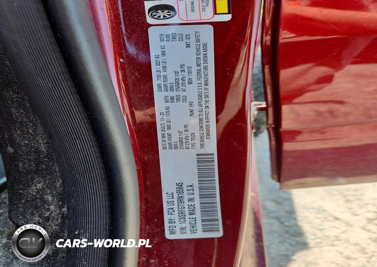 2024 Ram 1500 Tradesman VIN:1C6SRFGT9RN165845 - 12
