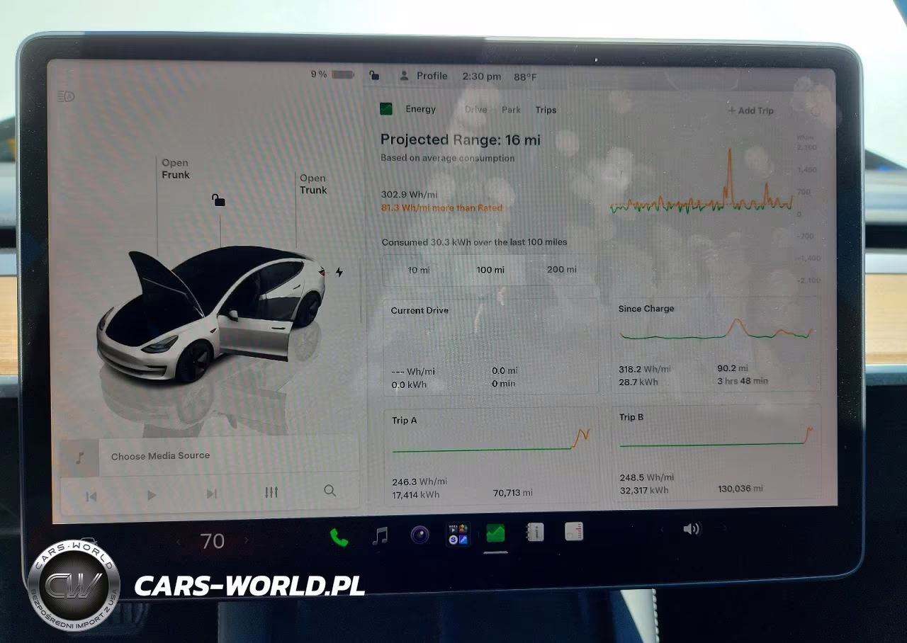 2022 Tesla Model 3 VIN:5YJ3E1EA0NF371867 - 9