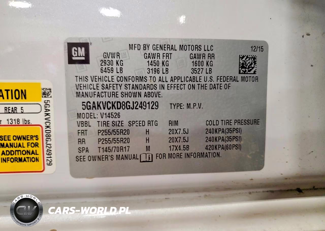 2016 Buick Enclave VIN:5GAKVCKD8GJ249129 - 12