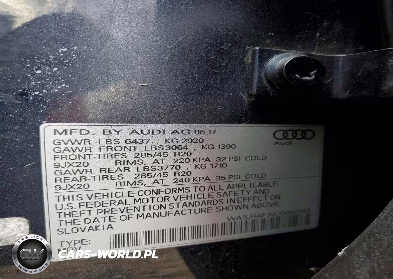 2018 Audi Q7 VIN:WA1LHAF70JD000343 - 13