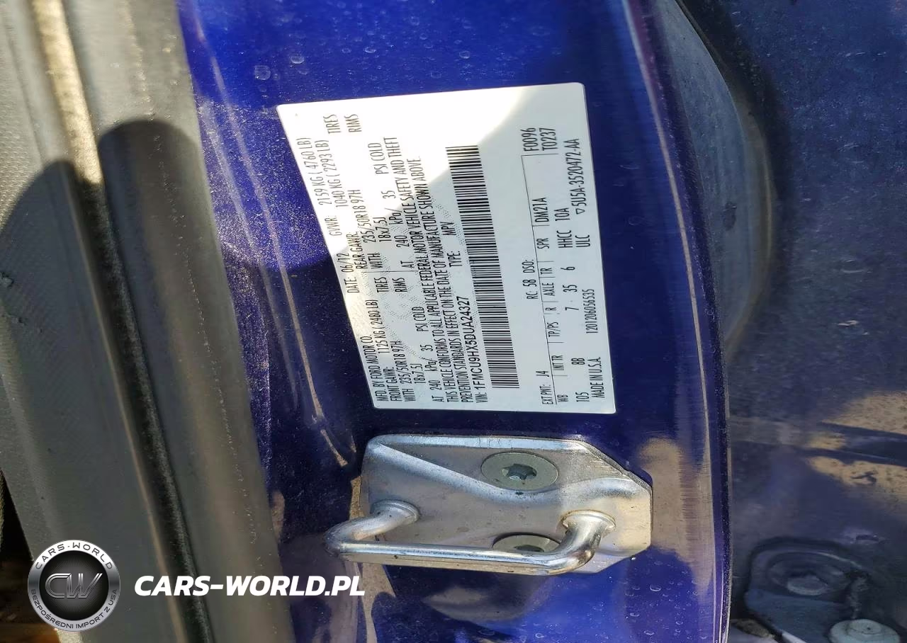 2013 Ford Escape Sel VIN:1FMCU9HX5DUA24327 - 12