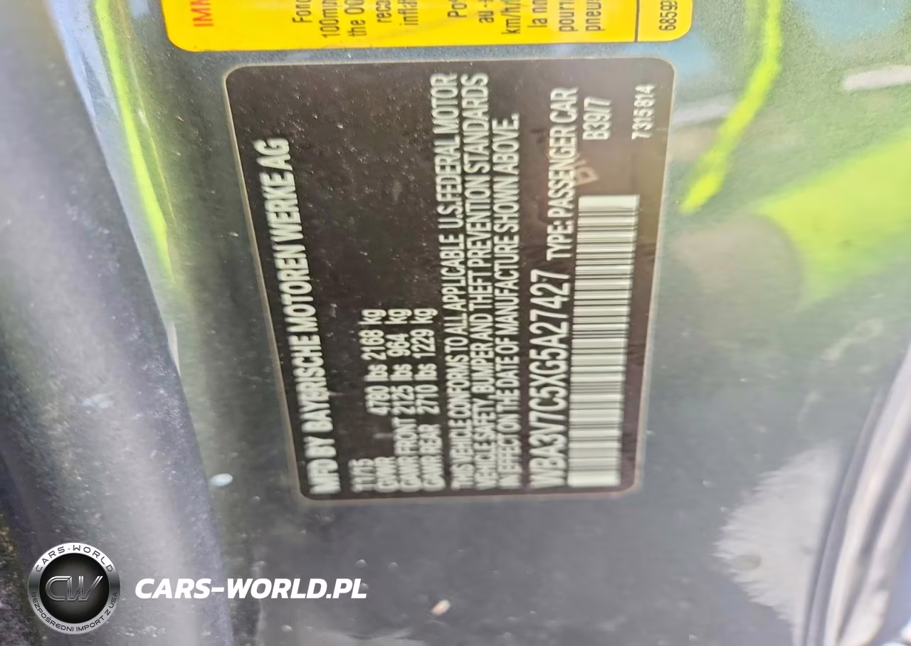 2016 BMW 428 I Sulev VIN:WBA3V7C5XG5A27427 - 12
