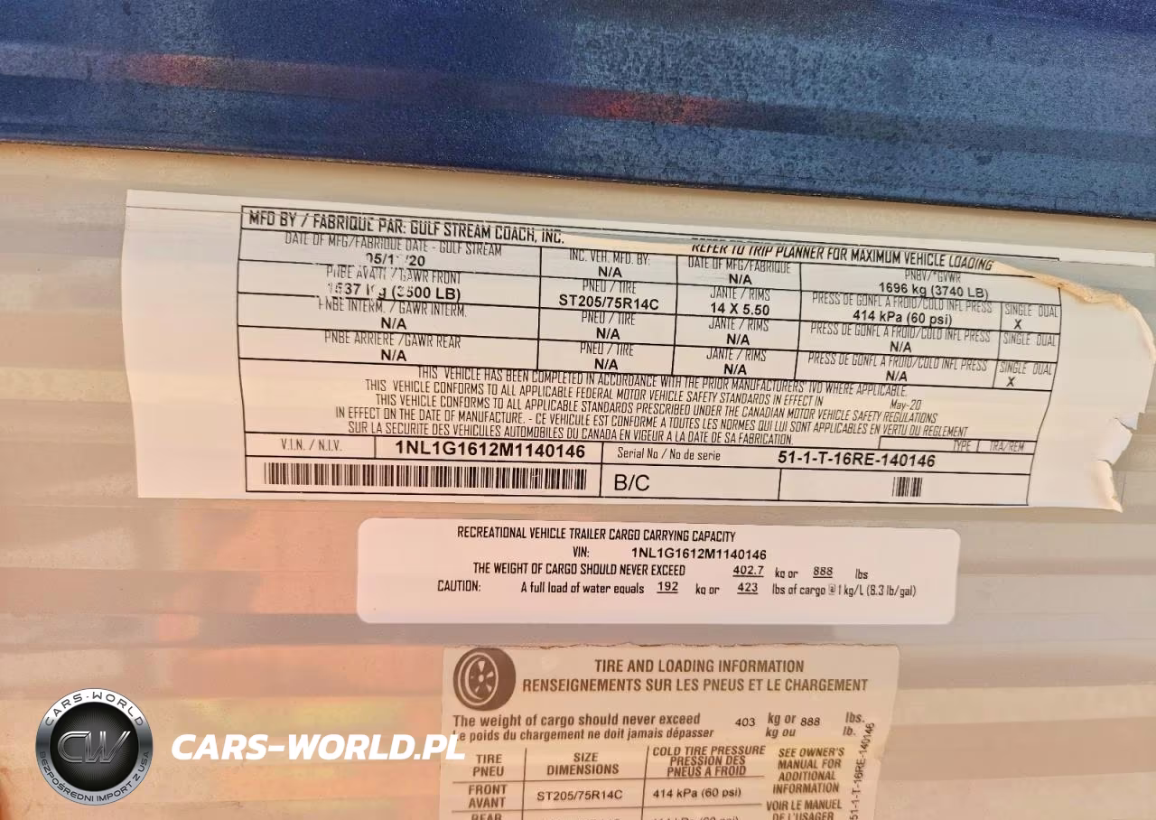2021 Gulf Stream Ameri Lite Camper VIN:1NL1G1612M1140146 - 10