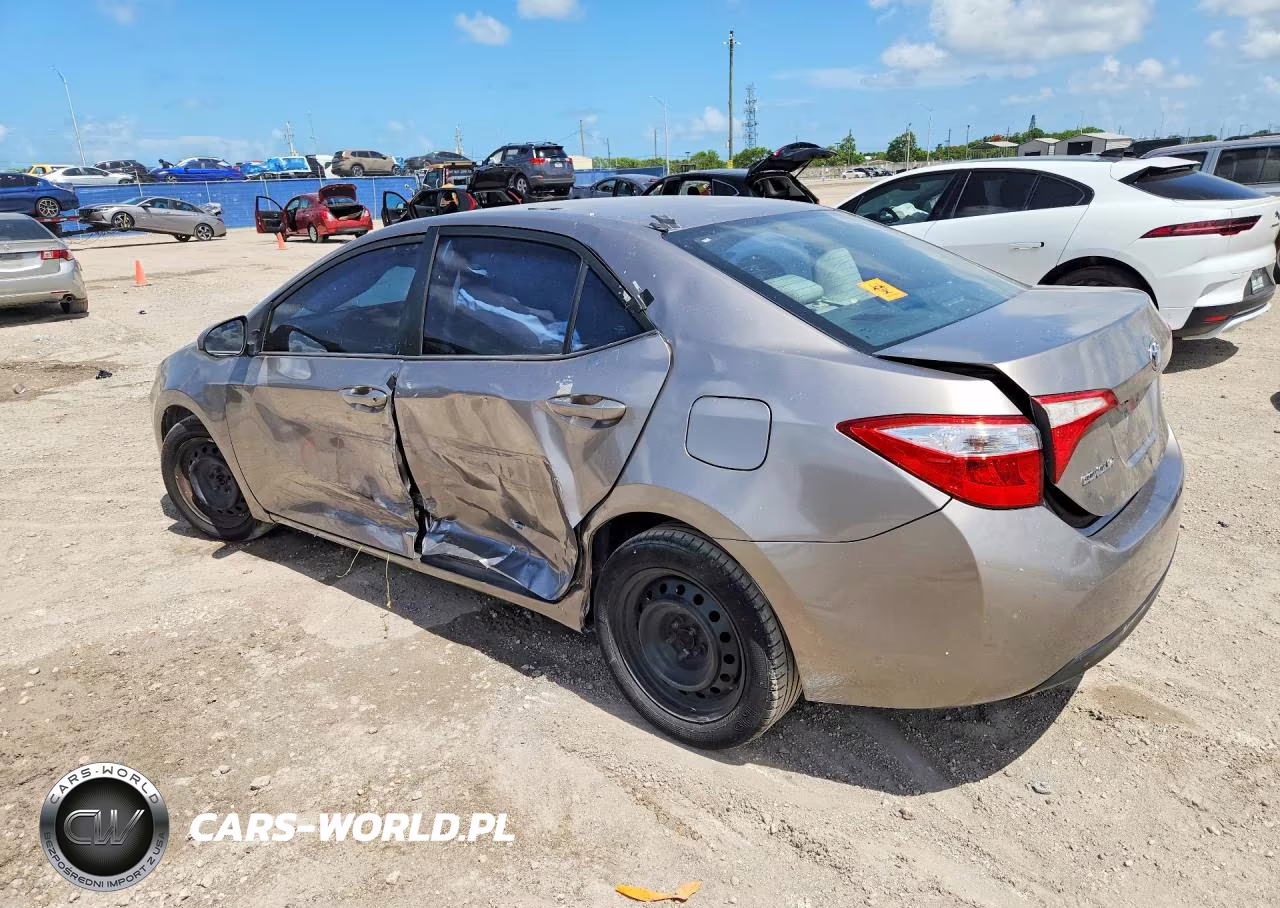 2016 Toyota Corrola VIN:2T1BURHE4GC512989 - 2