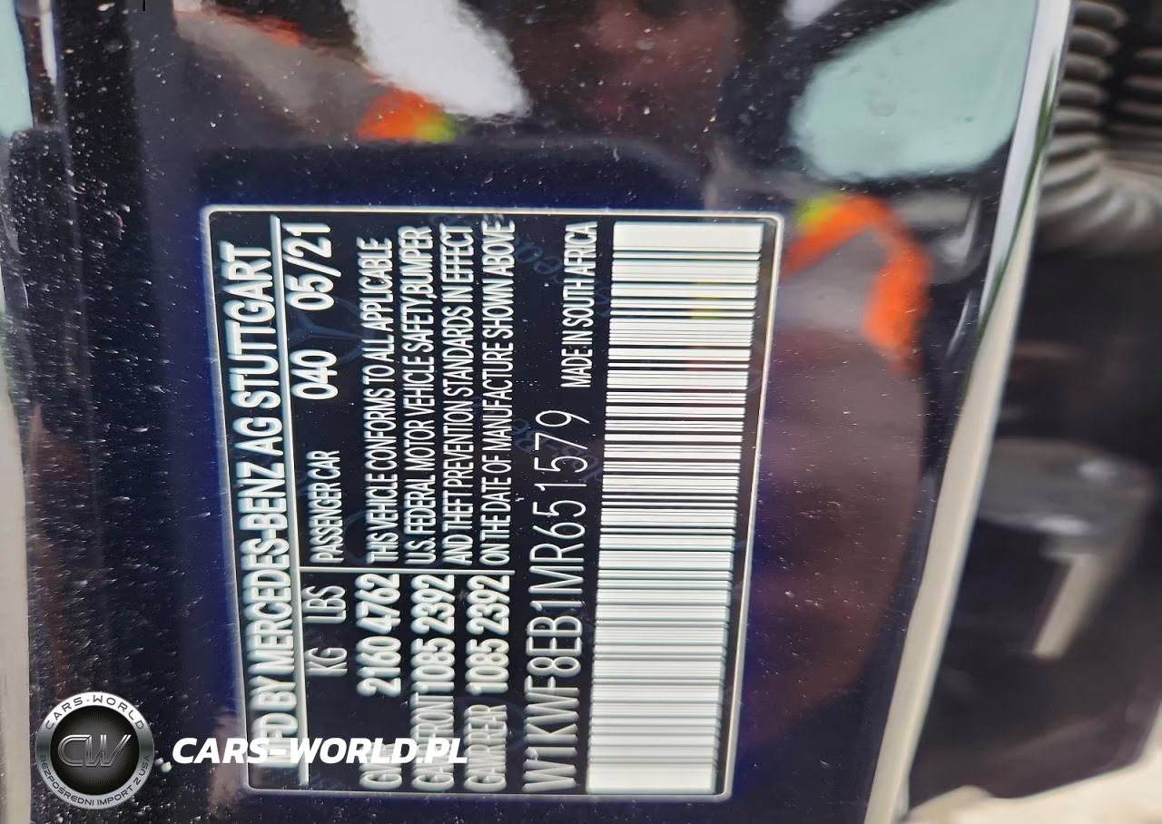 2021 Mercedes-Benz C 300 4Matic VIN:W1KWF8EB1MR651579 - 13