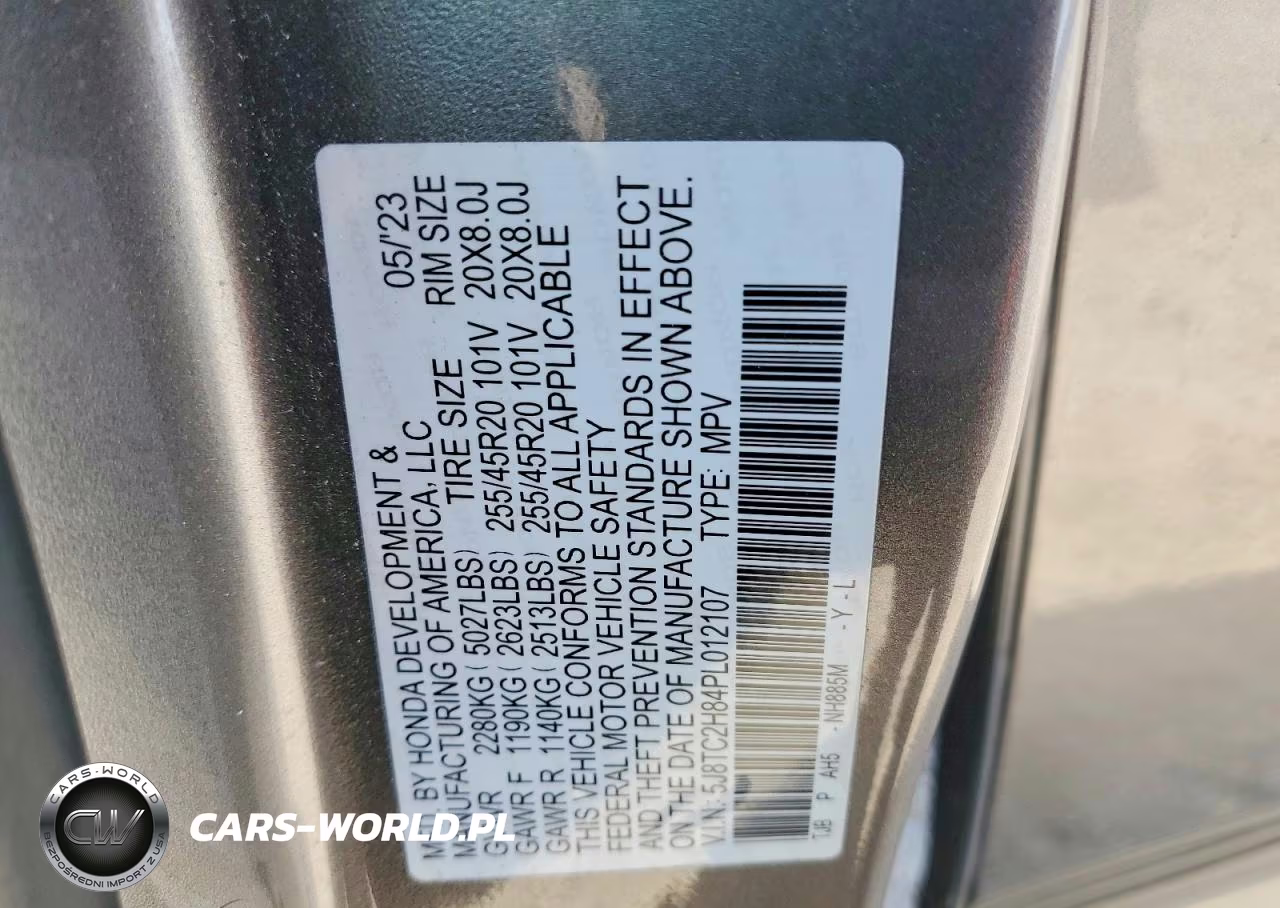 2023 Acura Rdx A-Spec Advance VIN:5J8TC2H84PL012107 - 12