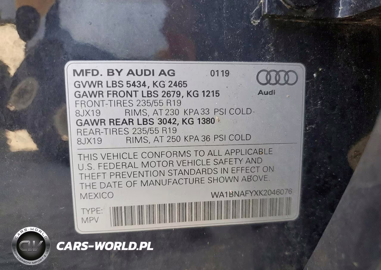 2019 Audi Q5 Premium Plus VIN:WA1BNAFYXK2046076 - 13