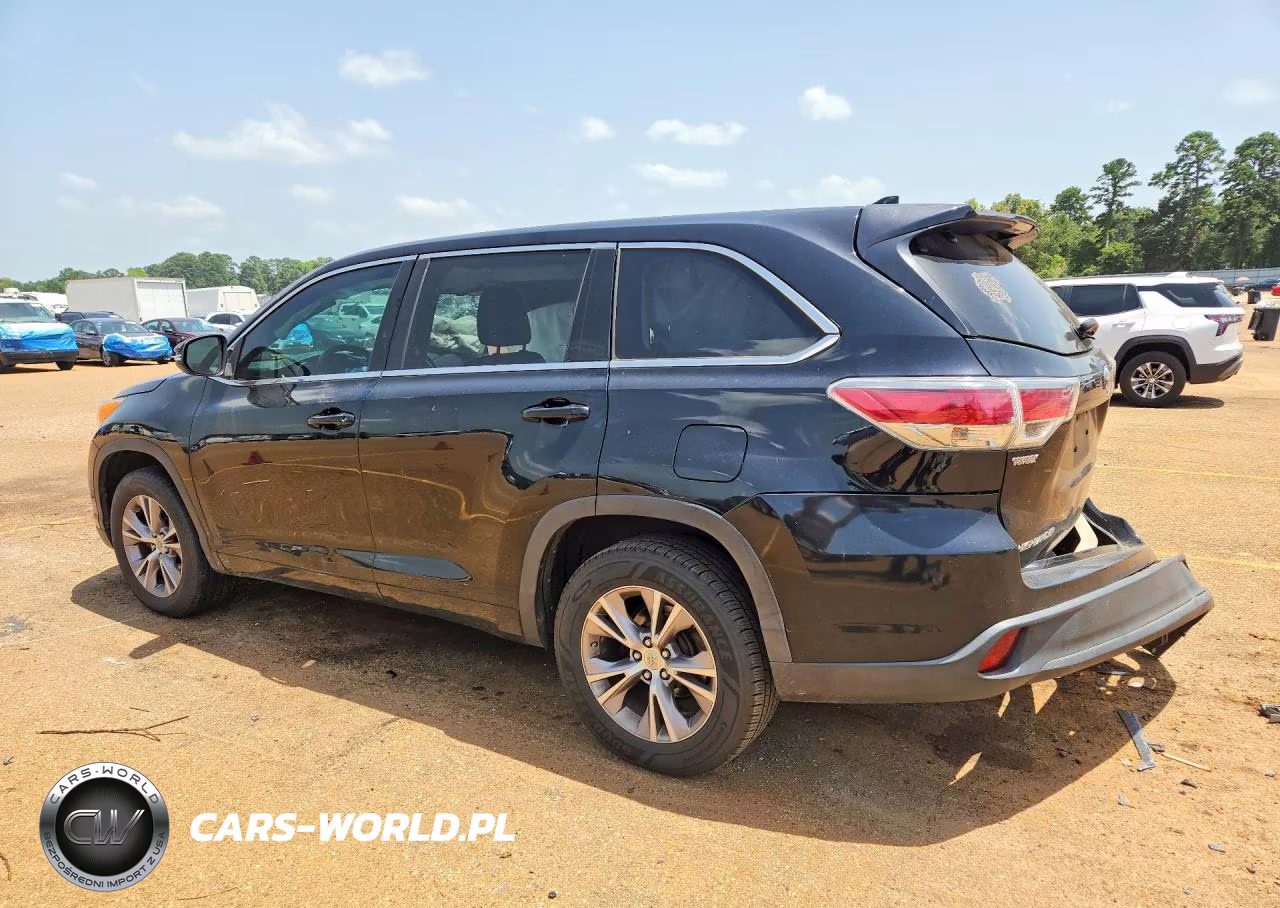 2014 Toyota Highlander Le Plus VIN:5TDZKRFH2ES027109 - 2