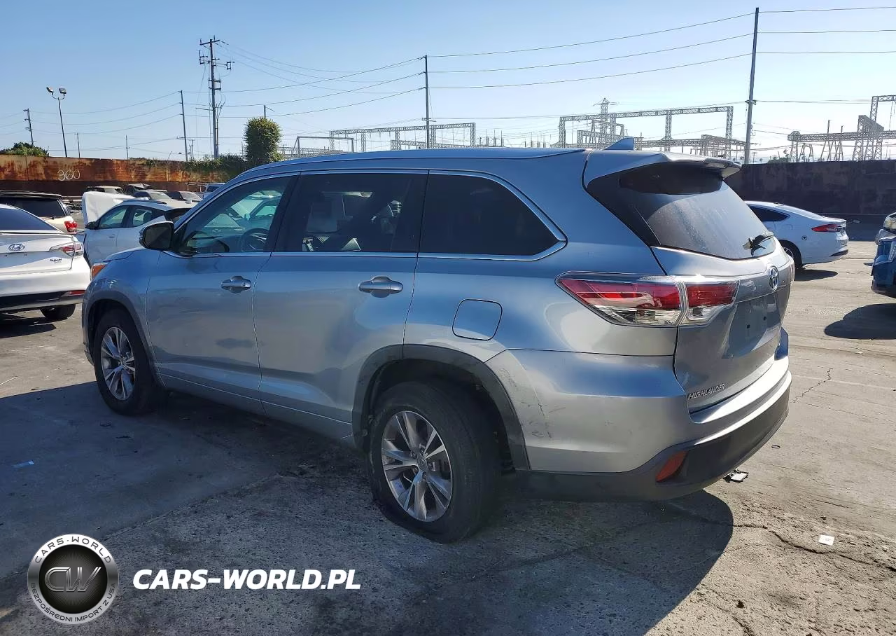 2015 Toyota Highlander Xle VIN:5TDKKRFHXFS074522 - 2