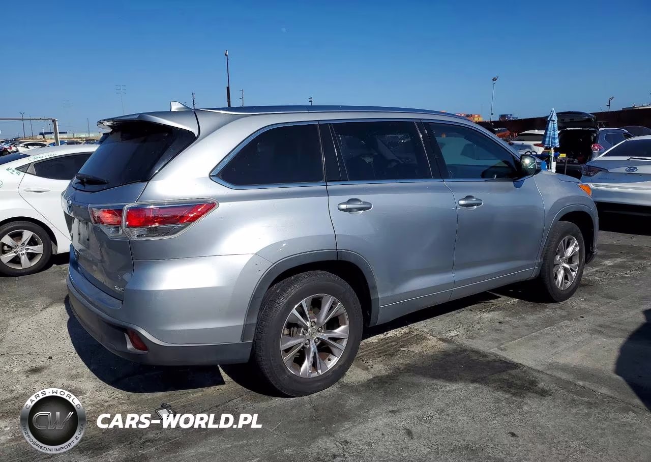 2015 Toyota Highlander Xle VIN:5TDKKRFHXFS074522 - 3