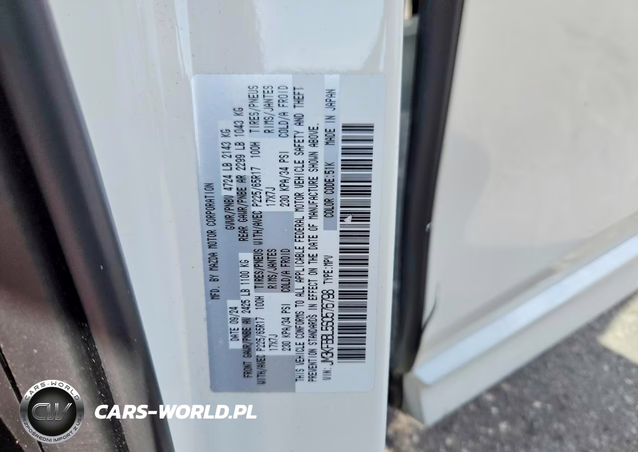 2025 Mazda Cx-5 Select VIN:JM3KFBBL5S0576798 - 13