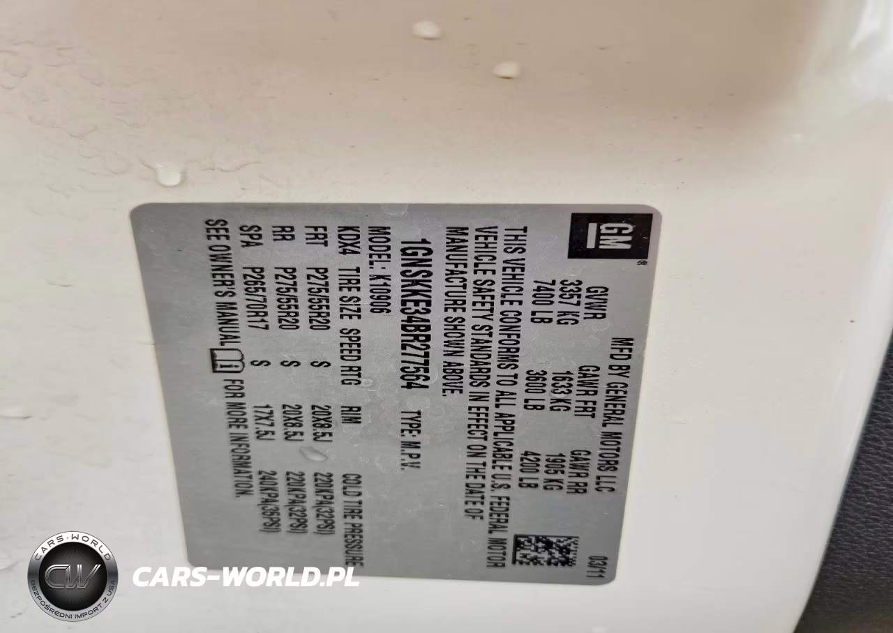 2011 Chevrolet Suburban K1500 Ltz VIN:1GNSKKE34BR277564 - 12