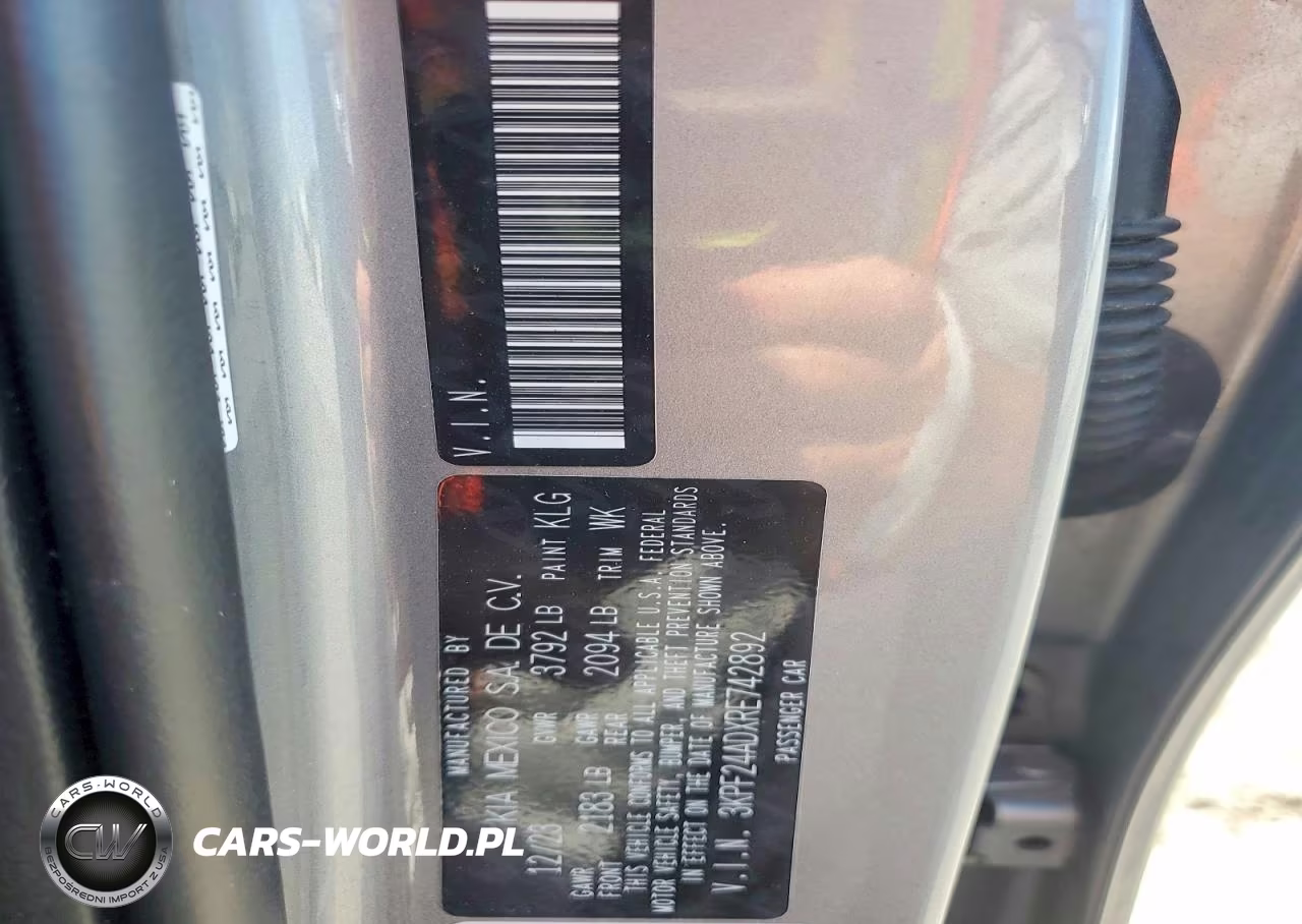 2024 Kia Forte Lxs VIN:3KPF24ADXRE742892 - 12