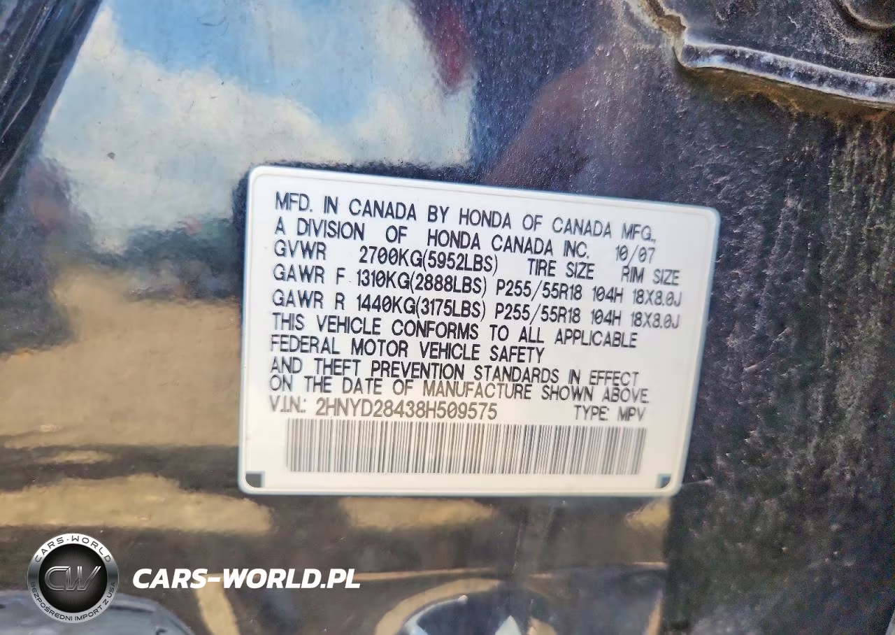 2008 Acura Mdx Technology VIN:2HNYD28438H509575 - 13