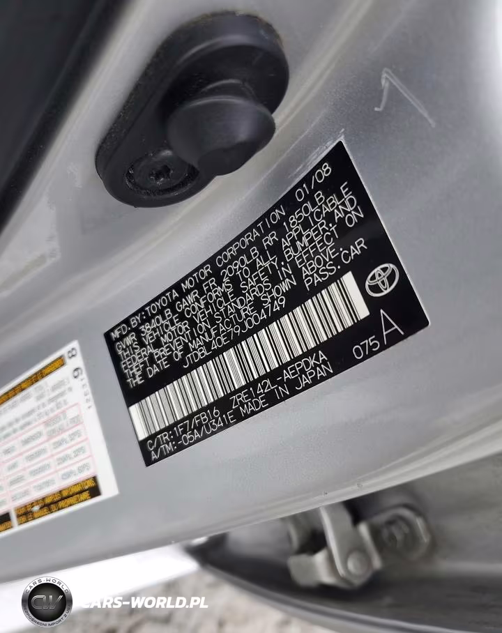 TOYOTA COROLLA BA VIN:JTDBL40E79J004749 - 12