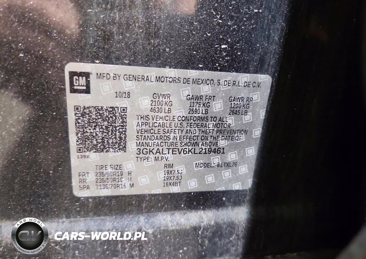 2019 GMC Terrain Sle VIN:3GKALTEV6KL219461 - 13