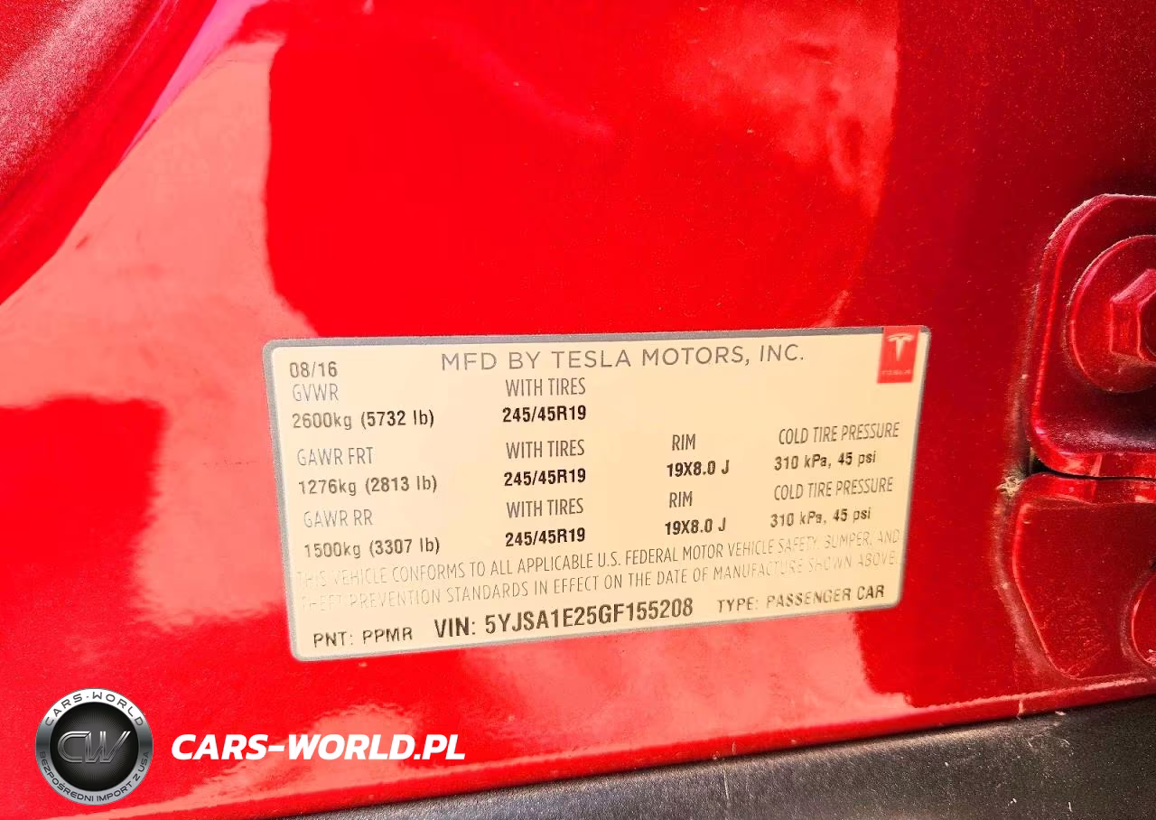 2016 Tesla Model S VIN:5YJSA1E25GF155208 - 12