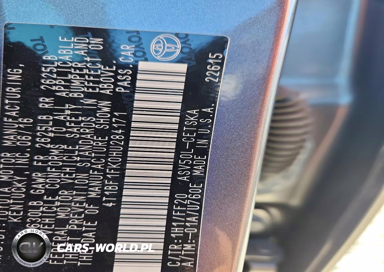 2017 Toyota Camry Se VIN:4T1BF1FK0HU284171 - 13