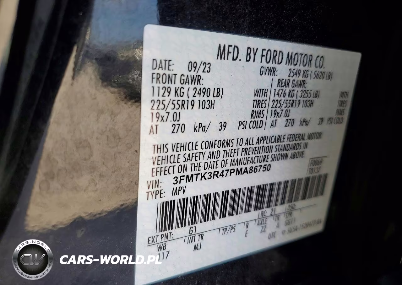 2023 Ford Mustang Mach-E Premium VIN:3FMTK3R47PMA86750 - 13