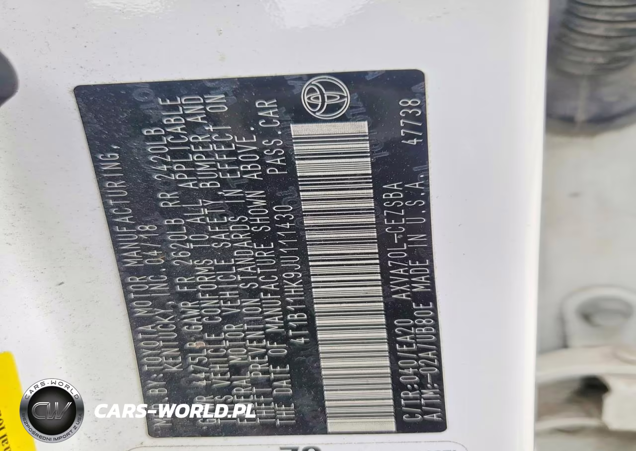 2018 Toyota Camry Se VIN:4T1B11HK9JU111430 - 12