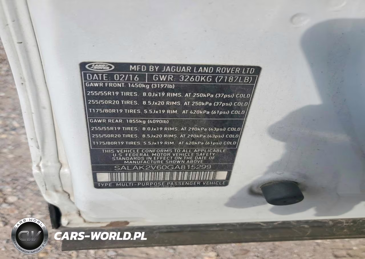 2016 Land Rover Lr4 Hse Luxury VIN:SALAK2V60GA815299 - 12