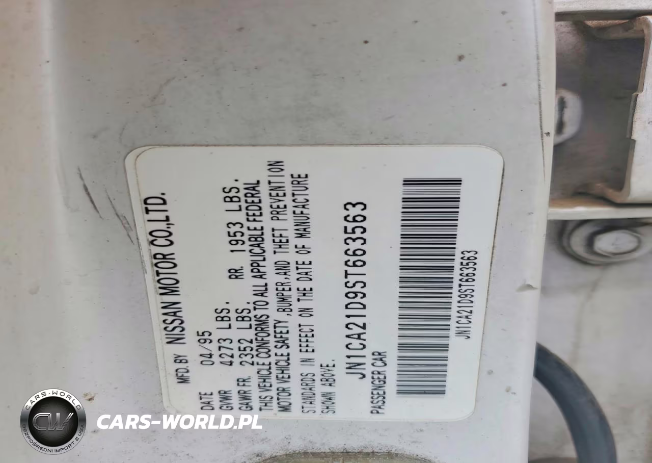 1995 Nissan 810-Maxima VIN:JN1CA21D9ST663563 - 12