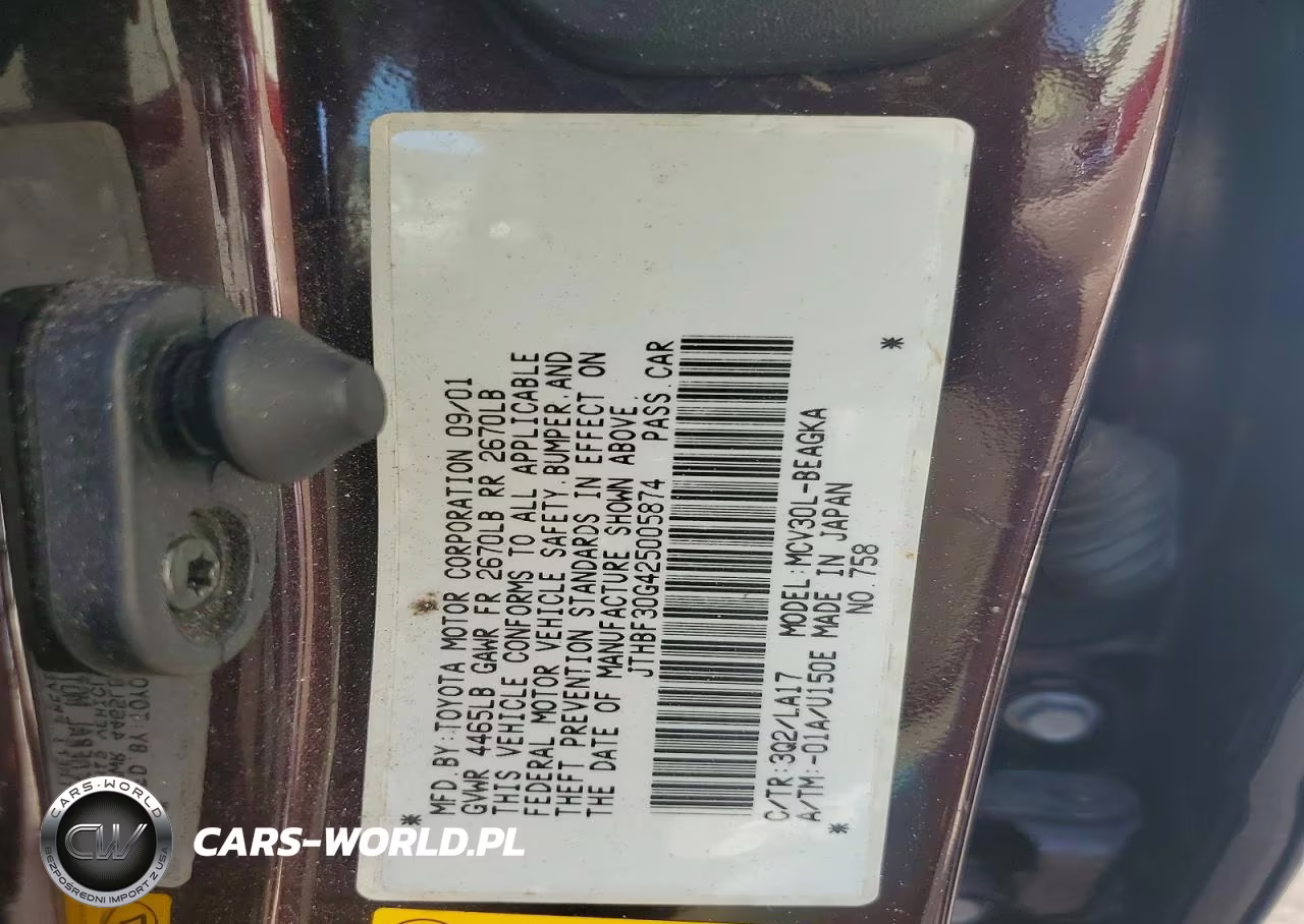 2002 Lexus Es 300 VIN:JTHBF30G425005874 - 12