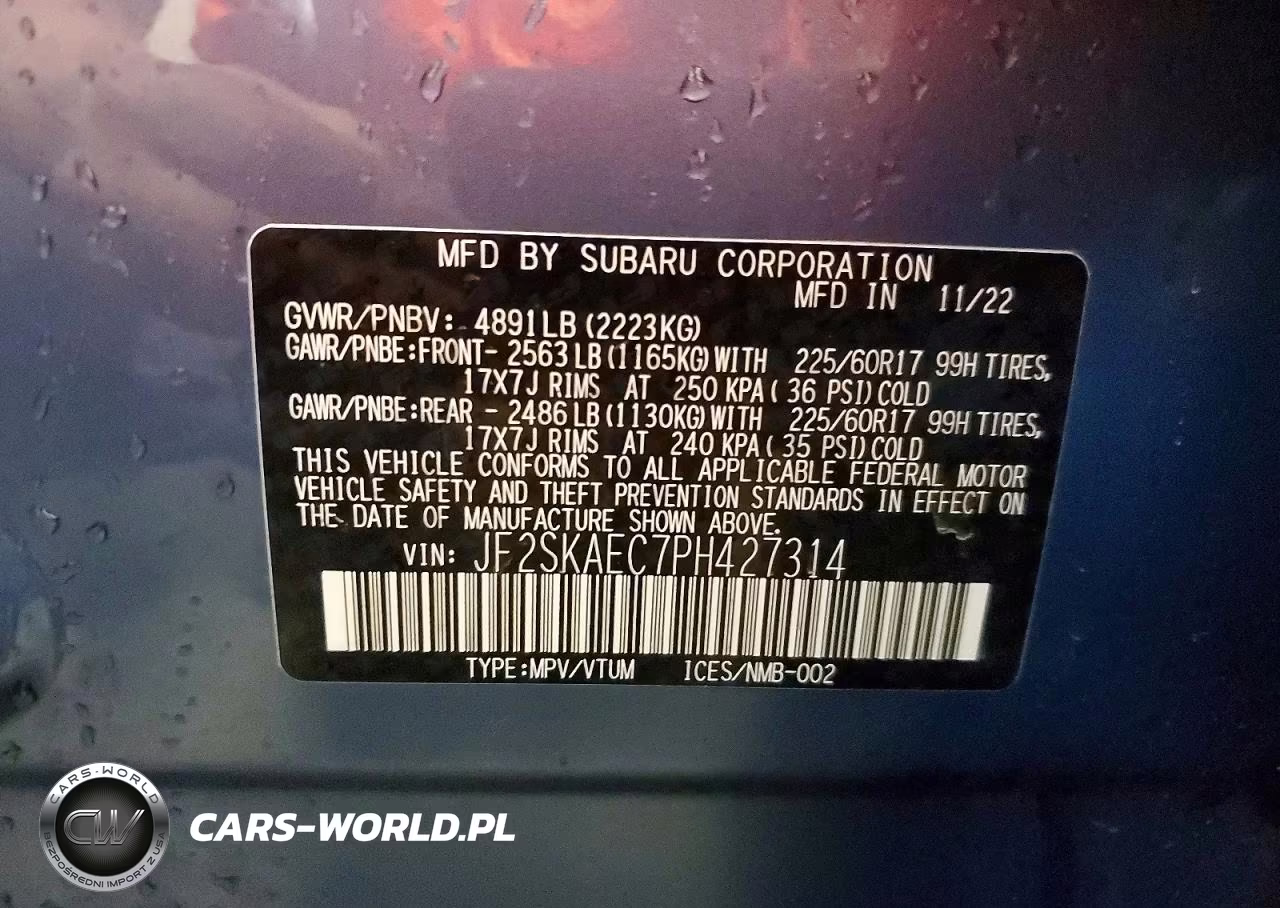 2023 Subaru Forester Premium VIN:JF2SKAEC7PH427314 - 13