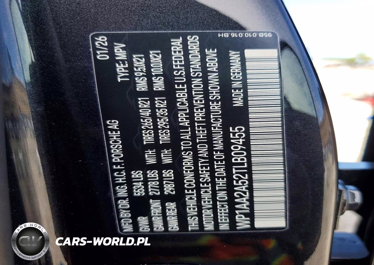2026 Porsche Macan Base VIN:WP1AA2A52TLB09455 - 12