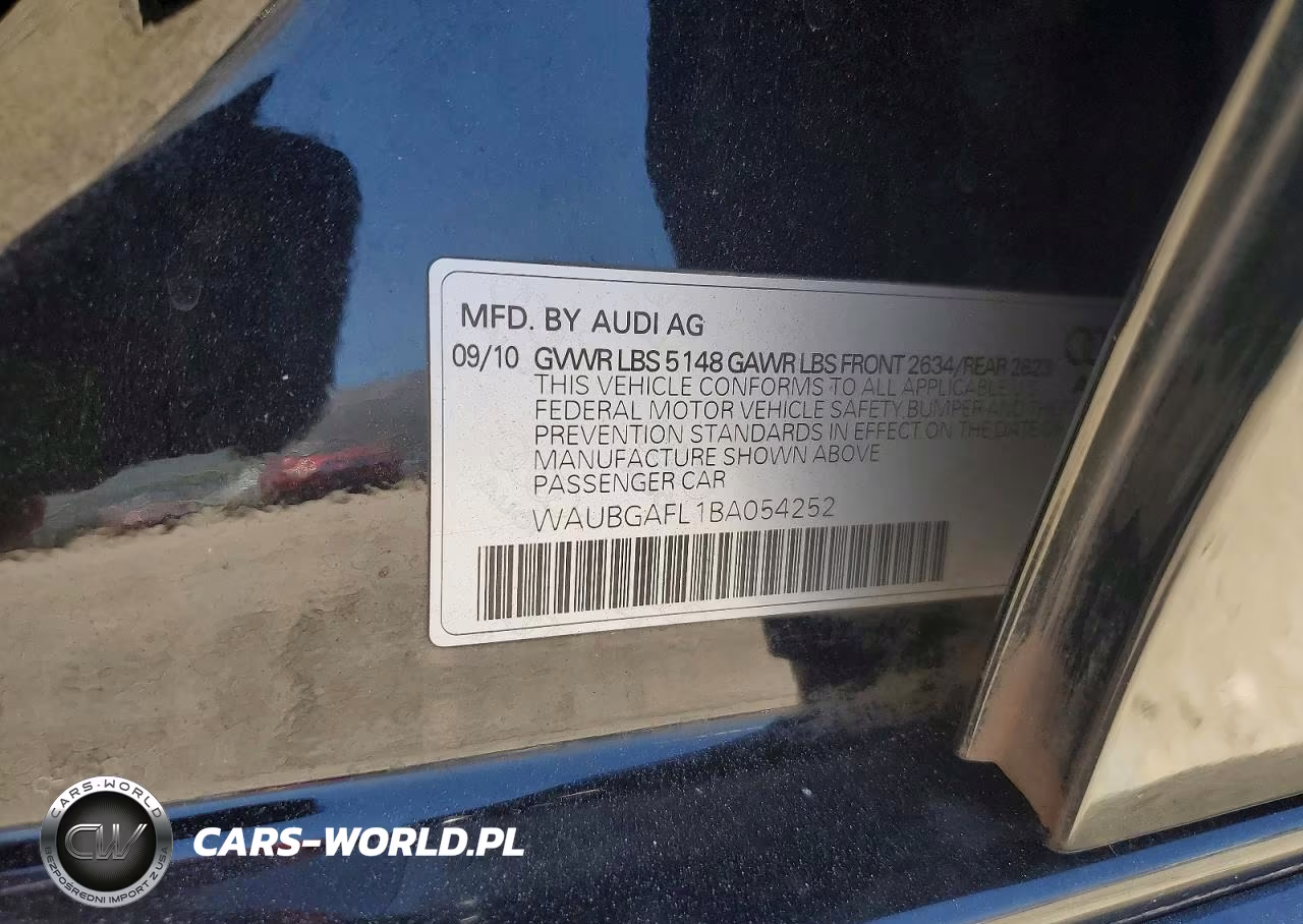 2011 Audi S4 Premium Plus VIN:WAUBGAFL1BA054252 - 12
