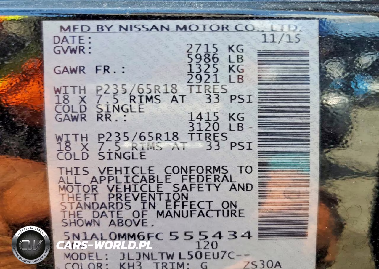 2015 Infiniti Qx60 Base VIN:5N1AL0MM6FC555434 - 14