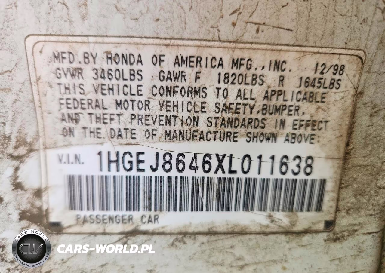 1999 Honda Civic Ex VIN:1HGEJ8646XL011638 - 12