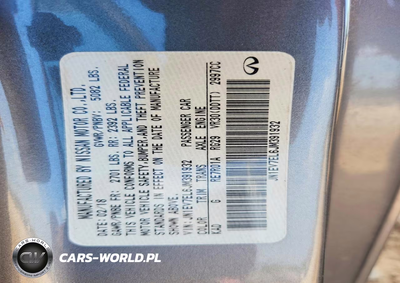 2018 Infiniti Q60 3.0T Luxe VIN:JN1EV7EL6JM391932 - 12