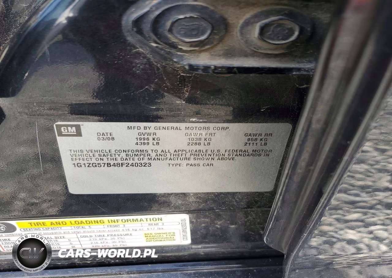 2008 Chevrolet Malibu Ls VIN:1G1ZG57B48F240323 - 12