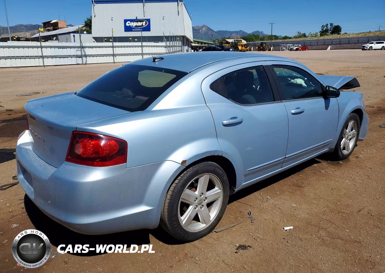 2013 Dodge Avenger Se VIN:1C3CDZAB6DN664600 - 3