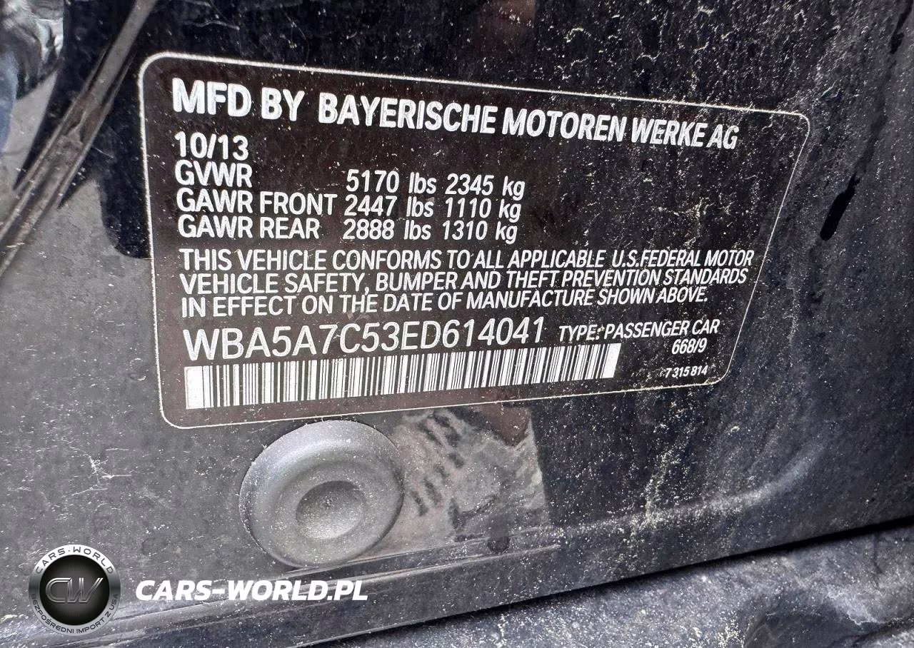 2014 BMW 528 Xi VIN:WBA5A7C53ED614041 - 12