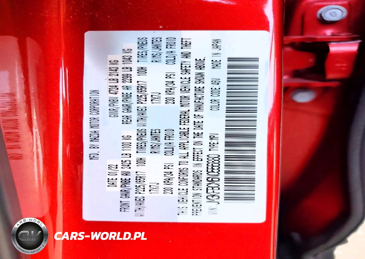 2022 Mazda Cx-5 Preferred VIN:JM3KFBCM6N0556880 - 14