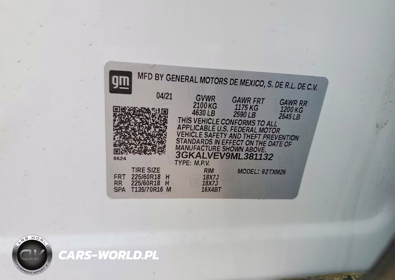 2021 GMC Terrain Slt VIN:3GKALVEV9ML381132 - 12