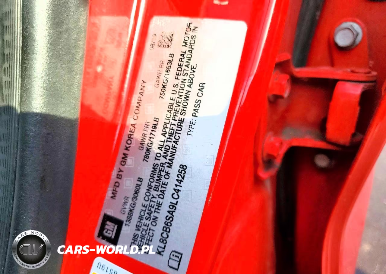 2020 Chevrolet Spark Ls VIN:KL8CB6SA9LC414258 - 12