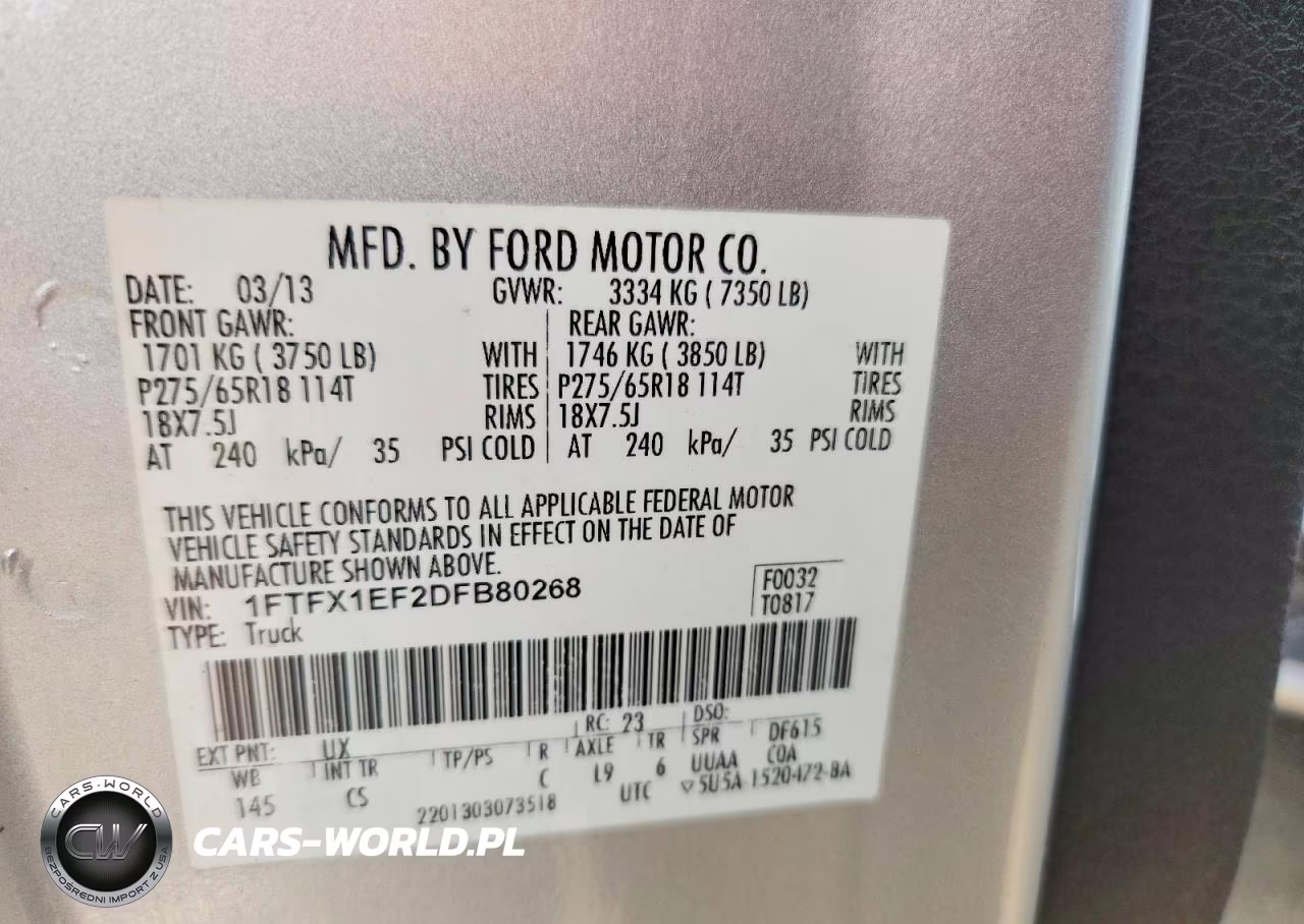 2013 Ford F150 Super Cab VIN:1FTFX1EF2DFB80268 - 13