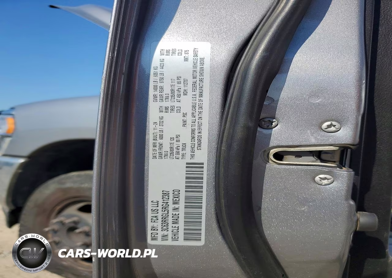 2024 Ram 3500 Tradesman VIN:3C63RRGL5RG412387 - 12