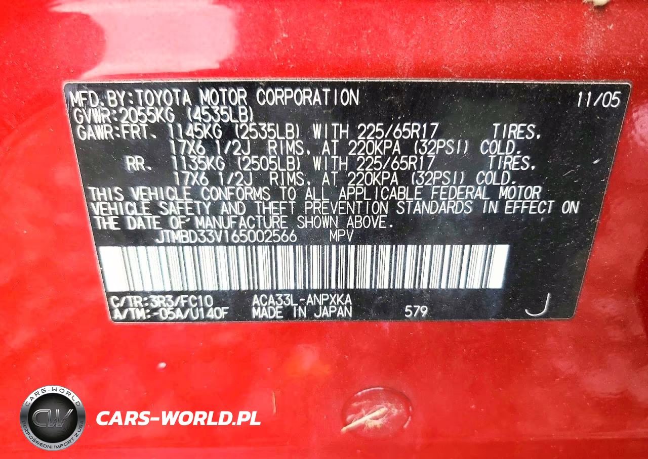 2006 Toyota Rav4 Base VIN:JTMBD33V165002566 - 13
