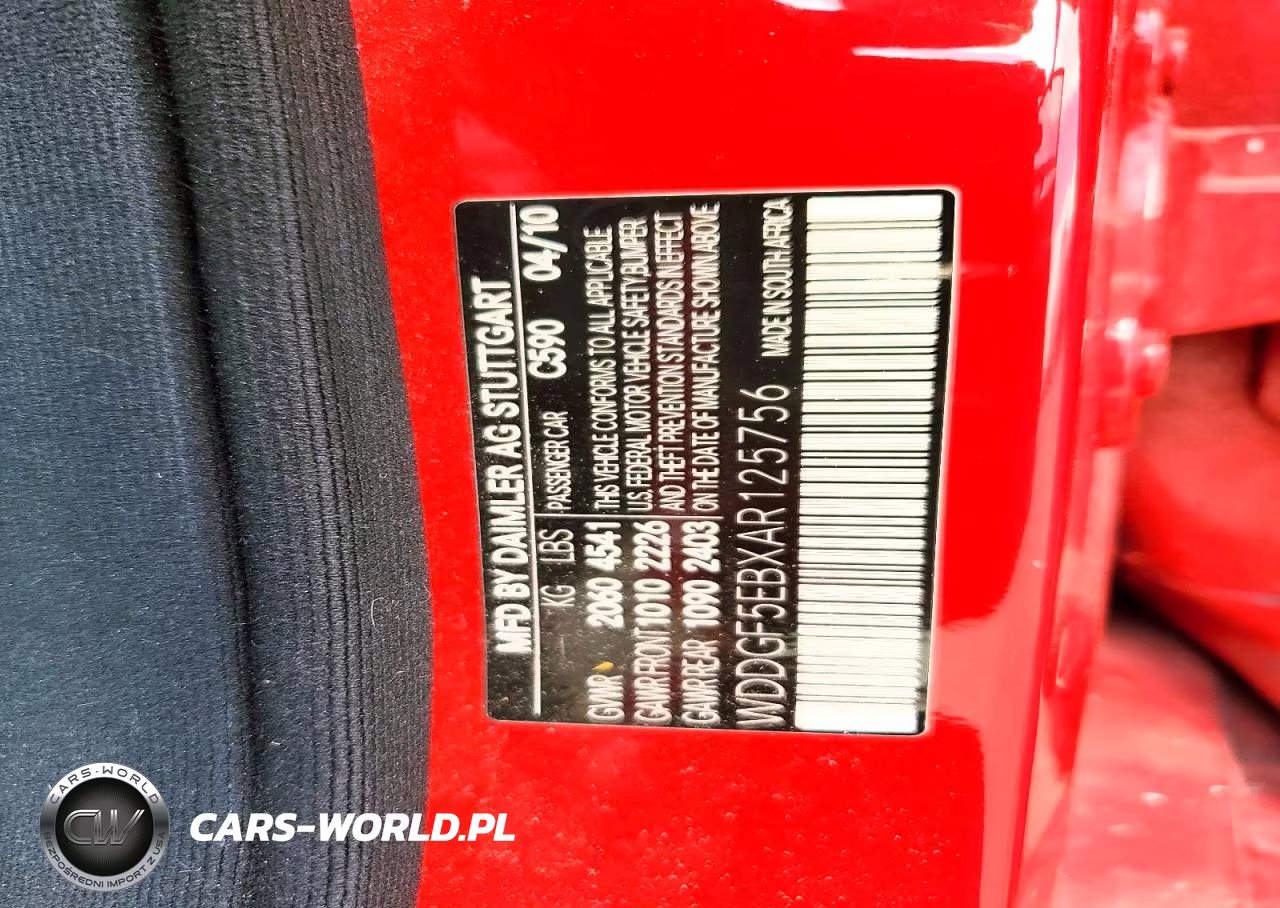 2010 Mercedes-Benz C 300 VIN:WDDGF5EBXAR125756 - 13