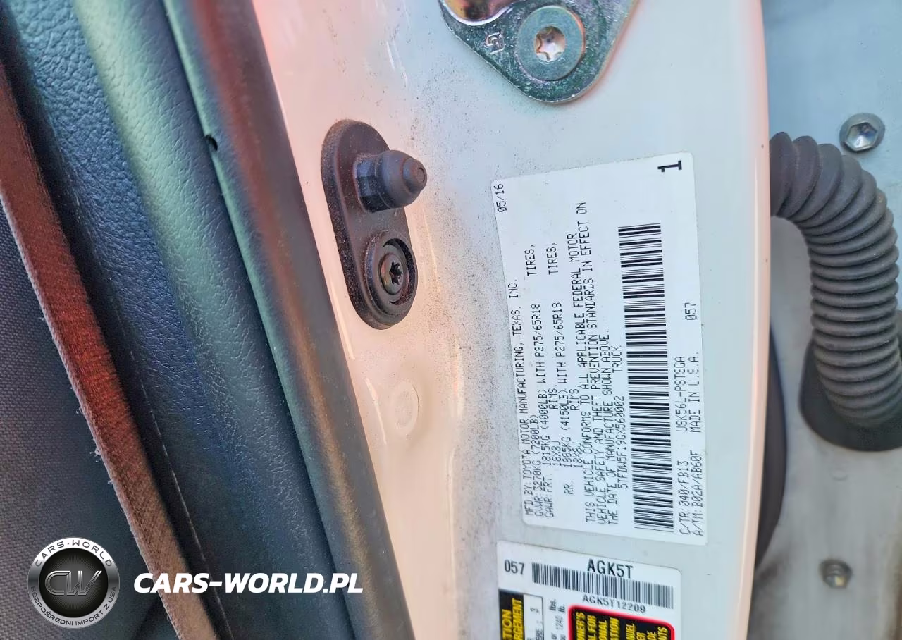 2016 Toyota Tundra Sr5 VIN:5TFDW5F19GX560002 - 12