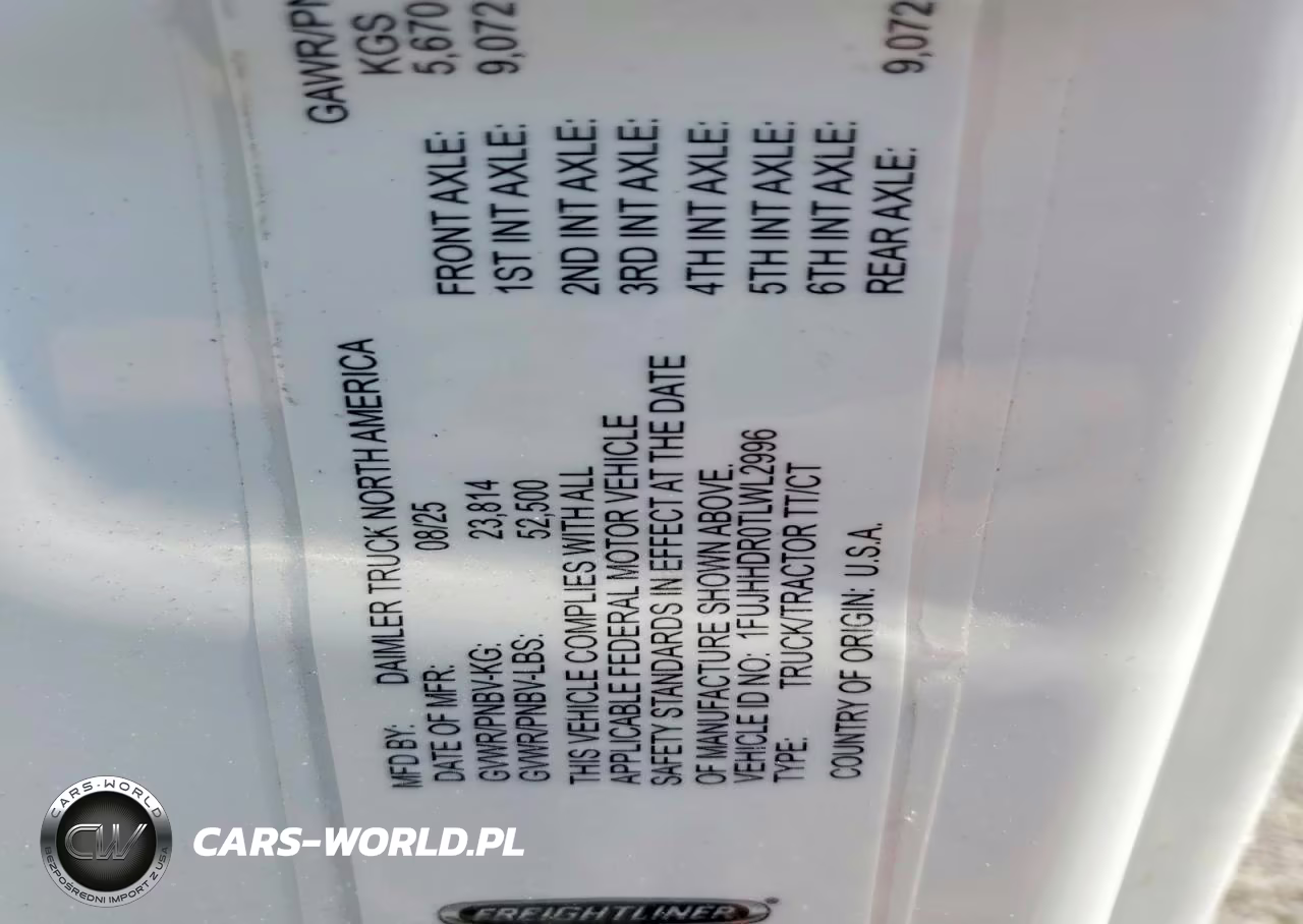 2026 Freightliner Cascadia 126 Semi Truck VIN:1FUJHHDR0TLWL2996 - 12