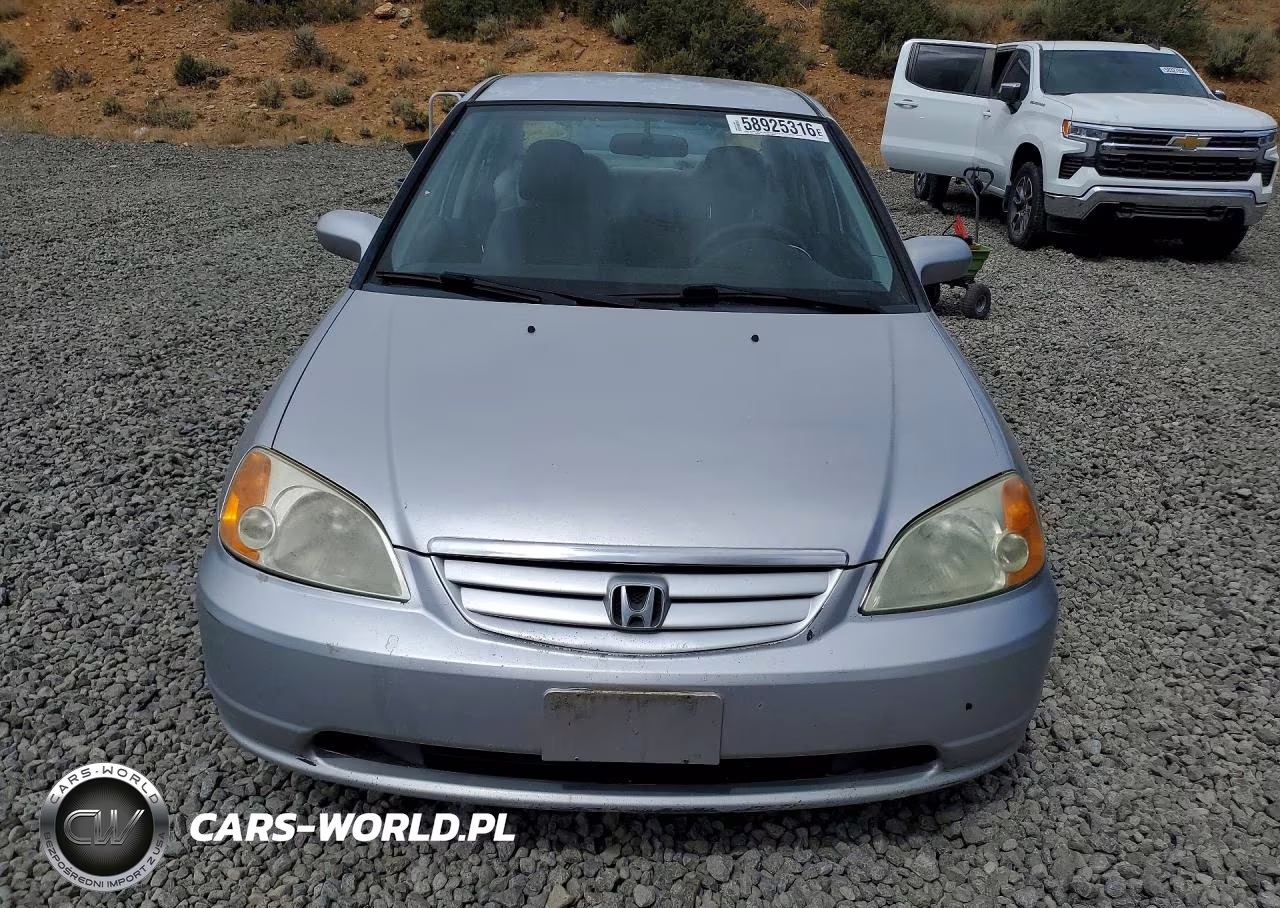 2001 Honda Civic Lx VIN:2HGES16671H920661 - 5