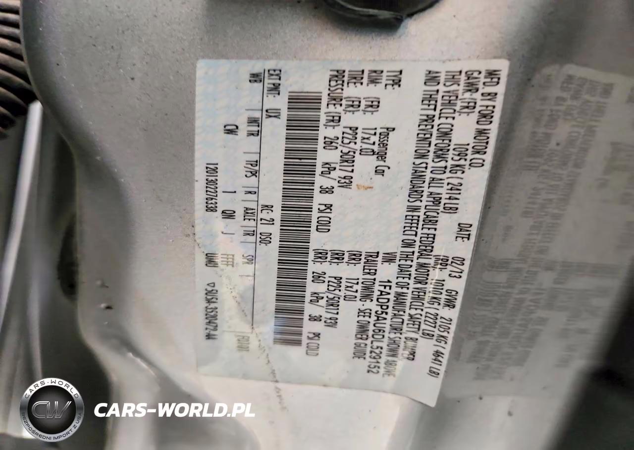 2013 Ford C-Max Se VIN:1FADP5AU6DL529152 - 12