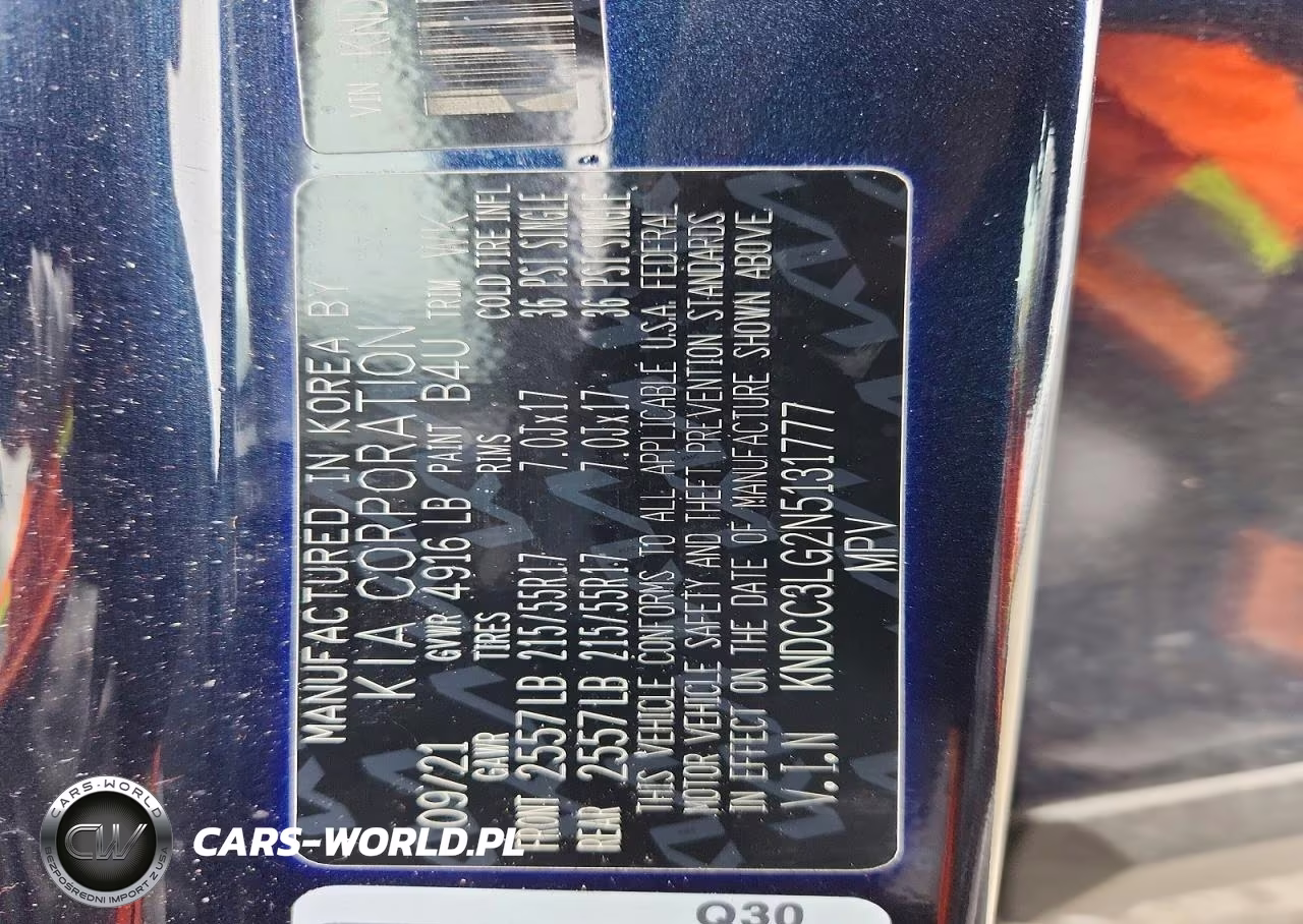 2022 Kia Niro Ev Ex VIN:KNDCC3LG2N5131777 - 12